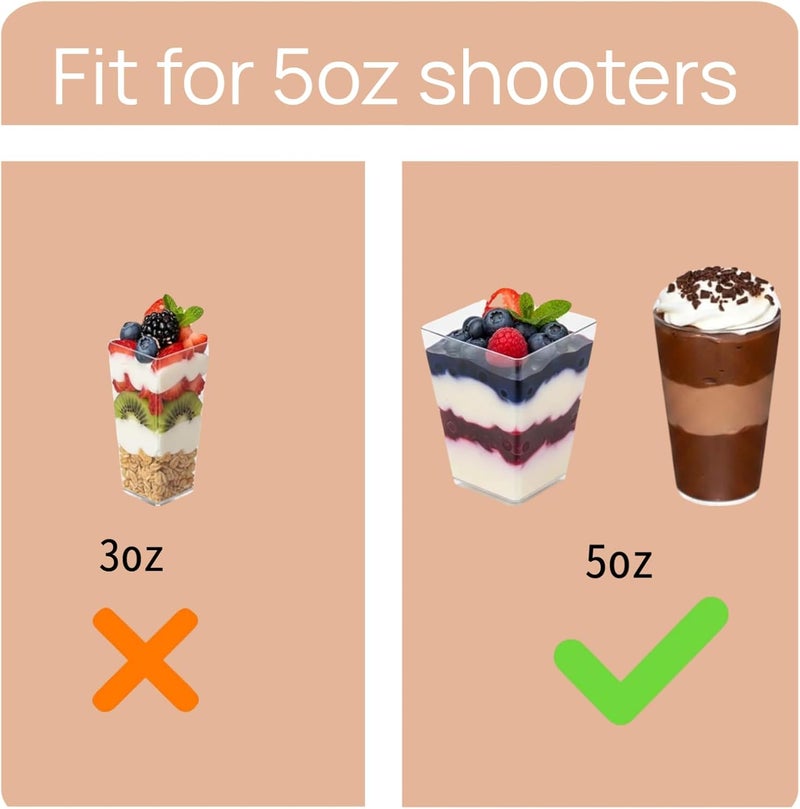 JRWTY Dessert Shooter Boxes, 6-Pack, Holds 12 Count 5 oz Dessert Shooters, Food-Grade Carrier Containers - Image 4